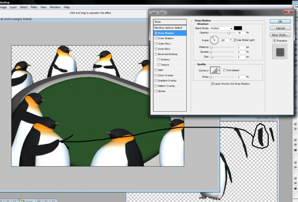 Creation of World Series of Penguins: Step 7